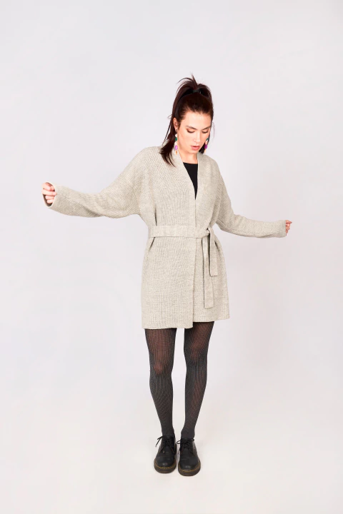 PAZ - SACO CUELLO SMOKING CON LAZO - - comprar online