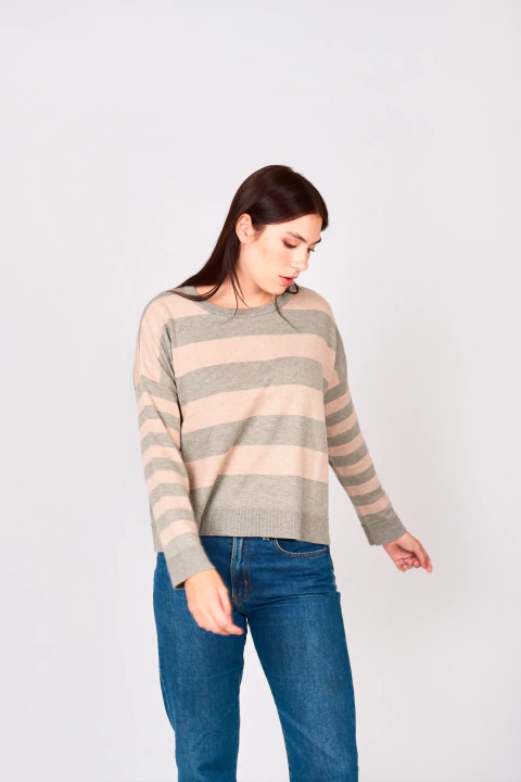 PAULA - SWEATER RAYADO - - DEJAVU