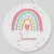 porta maternidade placa decorativa arco iris