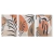 Trio de placas decorativas abstratas - comprar online