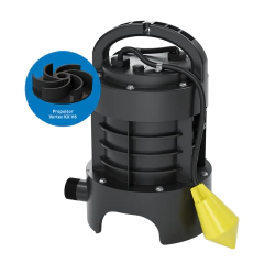 Bomba vórtex para esgoto de 2 CV - 220 V, vazão 25 m3/h na internet