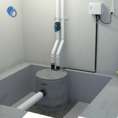 Elevatória de esgoto SANIPIT - 127 V com bomba trituradora de 2V na internet