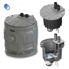 Elevatória de esgoto SANIPIT - 127 V com bomba trituradora de 2V - comprar online