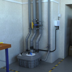 Sanicubic XL com 1 bomba de 2,5 CV, 220V, alta vazão até 40 m3/h - comprar online