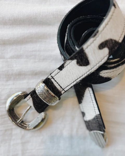 Cinturón Western - Pelo Vaca - comprar online