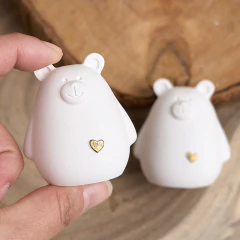 Imagen de Molde Silicona Vela Osito Gordito Pequeño