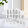 Molde Silicona Adorno Casitas Mini Concreto Velas M1 - comprar online