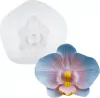 Molde Silicona Vela Flor Orquidea Fondant Porcelana - comprar online
