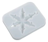 Molde Silicona Copo De Nieve Modelo 2 Figuras Resina