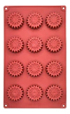 Molde Silicona Engranajes X 12 Chocolate Jabones