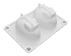 Molde De Silicona X 2 Mini Conejito 3d Conejo Chiquito 6x4cm