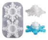 Molde De Silicona Porta Velas Copo De Nieve Resina