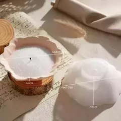 Molde Silicona Contenedor Velas Flor en internet