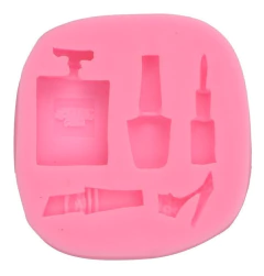 Molde Silicona Maquillaje Perfume Zapato Fondant Porcelana