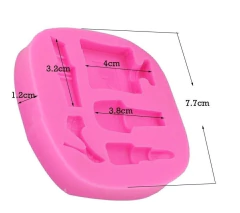 Molde Silicona Maquillaje Perfume Zapato Fondant Porcelana en internet