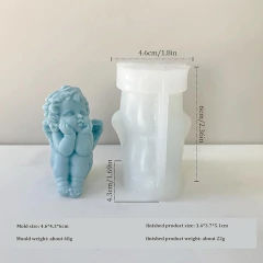 Molde Silicona Vela Angelito M2 - comprar online