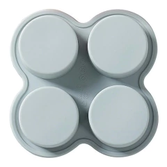 Molde Silicona Jabones Redondo 4 Cavidades