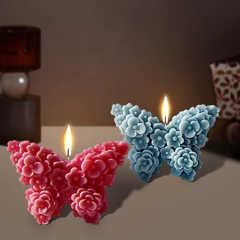 Molde Silicona Vela Mariposa De Flores Pequeña en internet