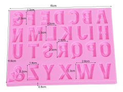 Molde Silicona Abecedario Mayúsculas De Luxe Fondant - comprar online