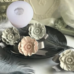 Molde Silicona Vela Flor De Amapola - Fun Style Design