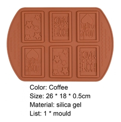 Molde Silicona Barra Chocolate Chocolatin Made With Love - comprar online