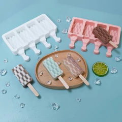 Molde Silicona Paleta Helado Patron Geometrico Hexa en internet