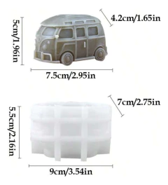 Molde Silicona Vela Combi Mini Van - comprar online
