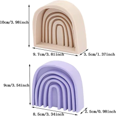 Molde Silicona Vela Arco Iris M2 - comprar online