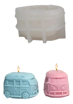 Molde Silicona Vela Combi Mini Van