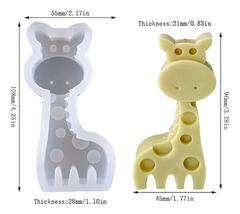 Molde Silicona Vela Jirafa Souvenir Baby Shower - comprar online