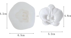 Molde Silicona Vela Flor Orquidea Fondant Porcelana - comprar online