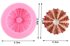 Molde Silicona Ostra Redonda Fondo De Mar - comprar online