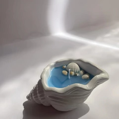 Molde Silicona Contenedor Porta Velas Caracol M1 Concreto en internet