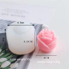 Molde Silicona Vela Flor Rosa Pequeña 4 CM - comprar online