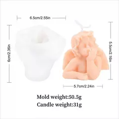 Molde Silicona Vela Angelito M3 en internet