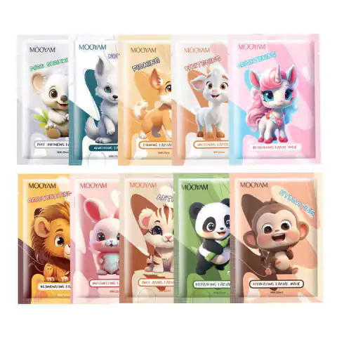 MASCARAS FACIAL ANIMALITOS x 3