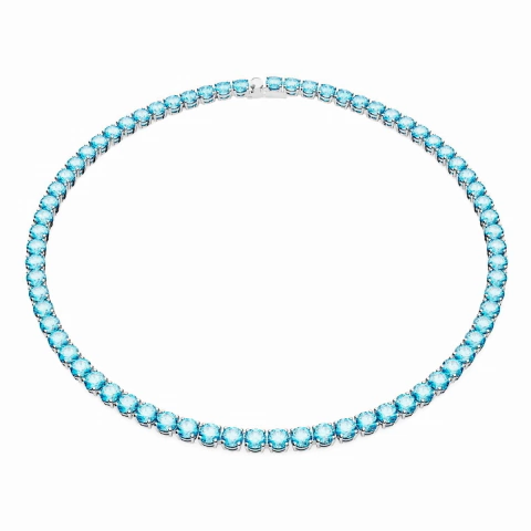 Collar Swarovski Matrix Tennis 5661187 Celeste