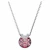 Colgante Swarovski Bella V 5734230 Talla redonda, Rosa, Baño de rodio 