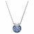 Colgante Swarovski Bella V 5734232 Talla redonda, Azul, Baño de rodio 