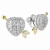 Aros de botón Swarovski Idyllia 5737298 Corazón con flecha, Blancos en internet