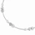 Collar Swarovski Idyllia 5743411 Corazón con flecha, Blanco, Baño de rodio en internet