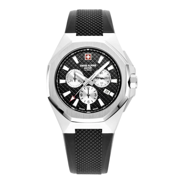 Correa Malla Reloj Swiss Alpine Military Typhoon negro — imagen 8