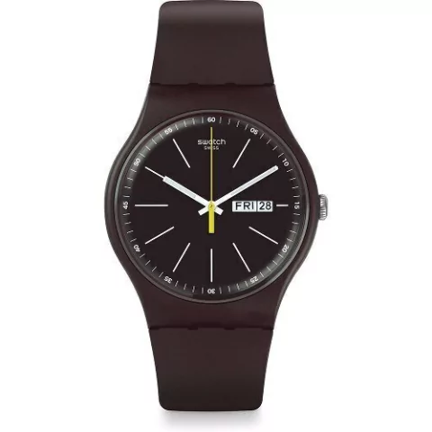 Reloj Swatch Blue Browny Suoc704