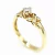 Anillo Oro Amarillo 18 Kts Solitario Diamante AND031