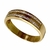 Anillo Oro 18 Kts Doble Medio sin Fin con Zircones ANOR339