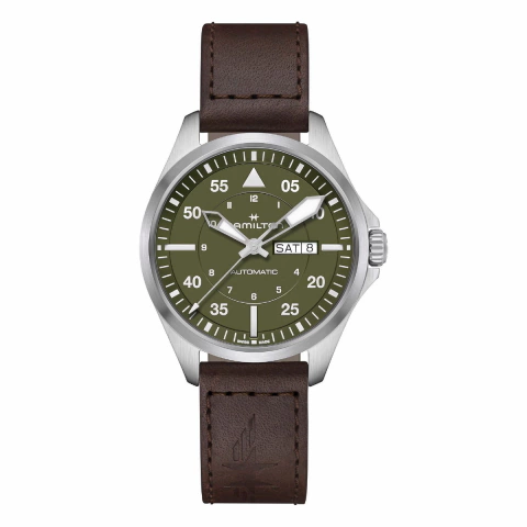 Hamilton Khaki Aviation Pilot Day Date Auto H64635560