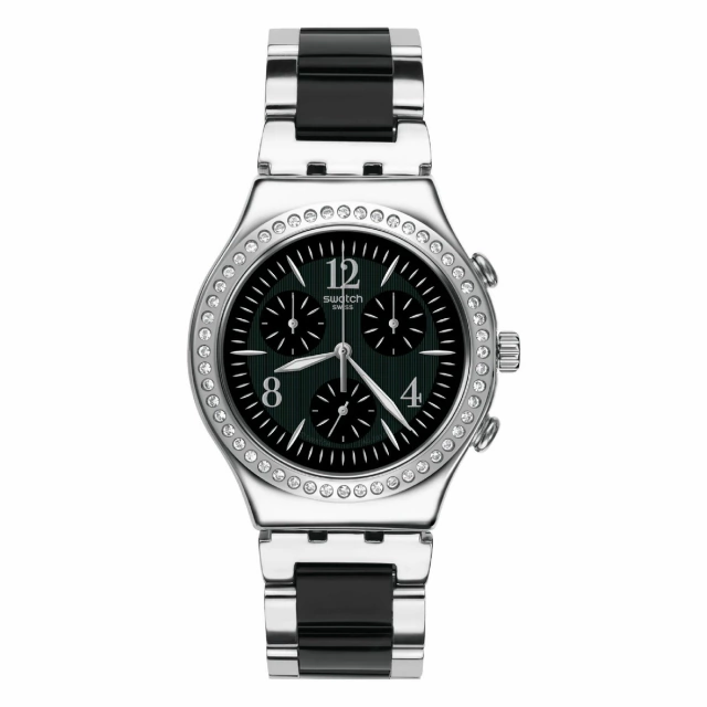 Reloj Swatch Irony Chrono YCS118G Made In Black