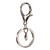 Argola Batida 30mm Para Chaveiros Com Fecho Mosquetão Metal 10 unidades