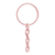Argola Para Chaveiro Artesanato 23mm Rosa Bebê 100 unidades