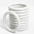 Argola Plástica Branca Para Artesanato 4cm 10 Unidades